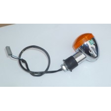 BLINKR ZADNÍ PRAVÝ CHROM - JAWA 300CL, PÉRÁK + MODEL 42 - (ZÁNOVNÍ DÍL)